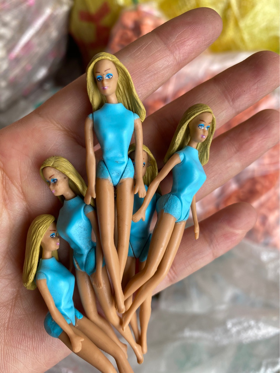 Vintage Collectible Baby Dolls - vintage retro miniatuur pop gezamenlijk meisje