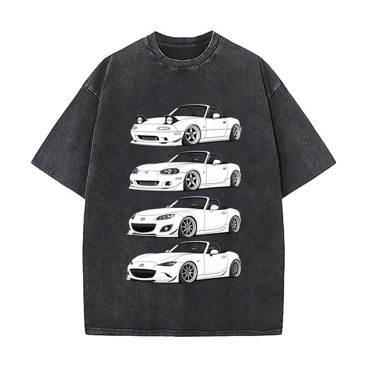 Vintage Collectible Shop - Verlaagde Roadster Line Art Collection gewassen