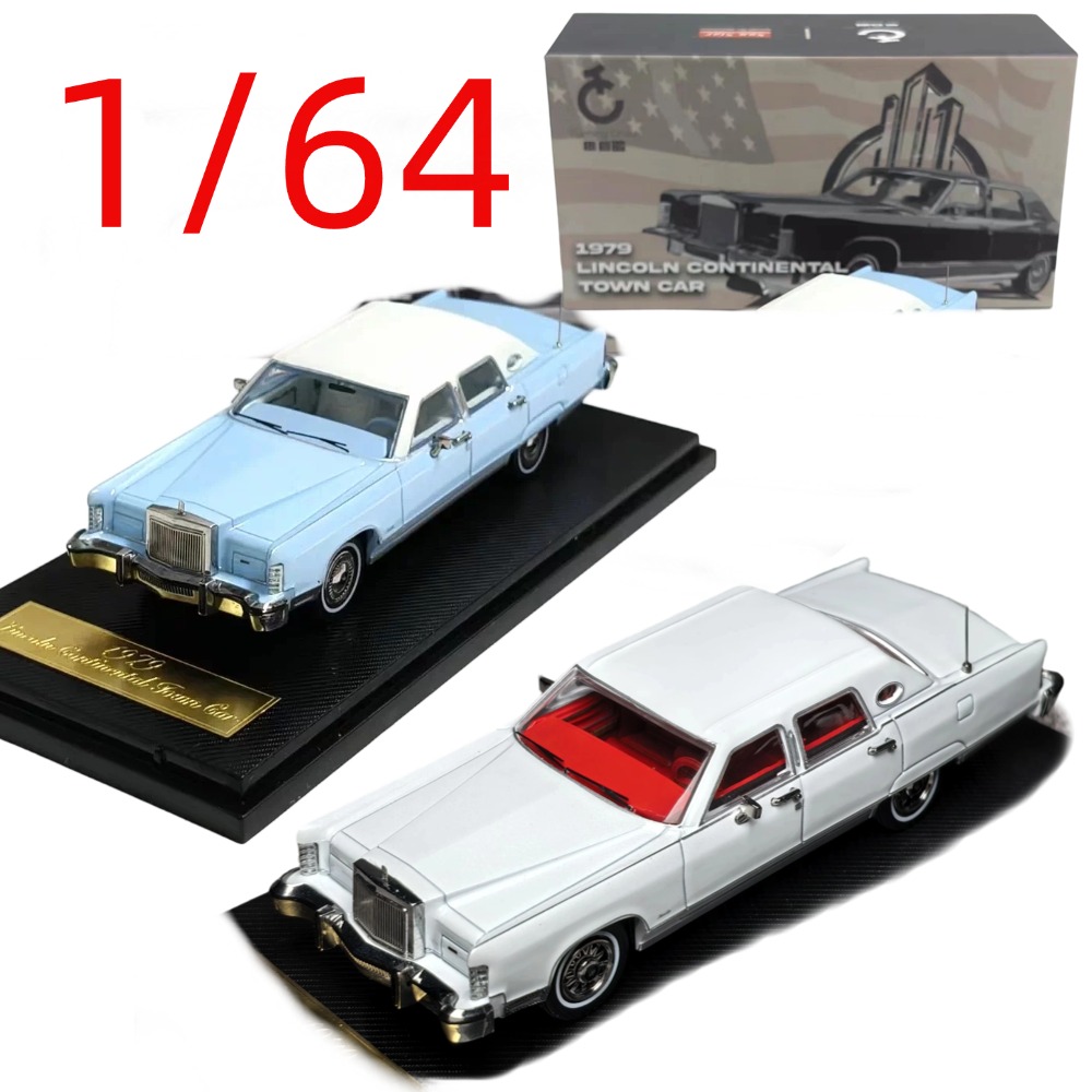 Vintage And Collectible - Turntable Crush Diecast 1/64 schaal Lincoln