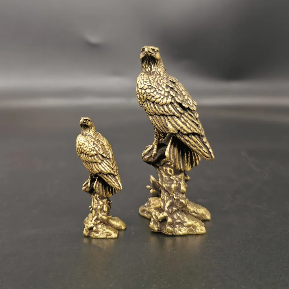 Vintage Things Collection - Nieuw Messing Adelaarsbeeld Vintage Gesimuleerde Dierenbeeld