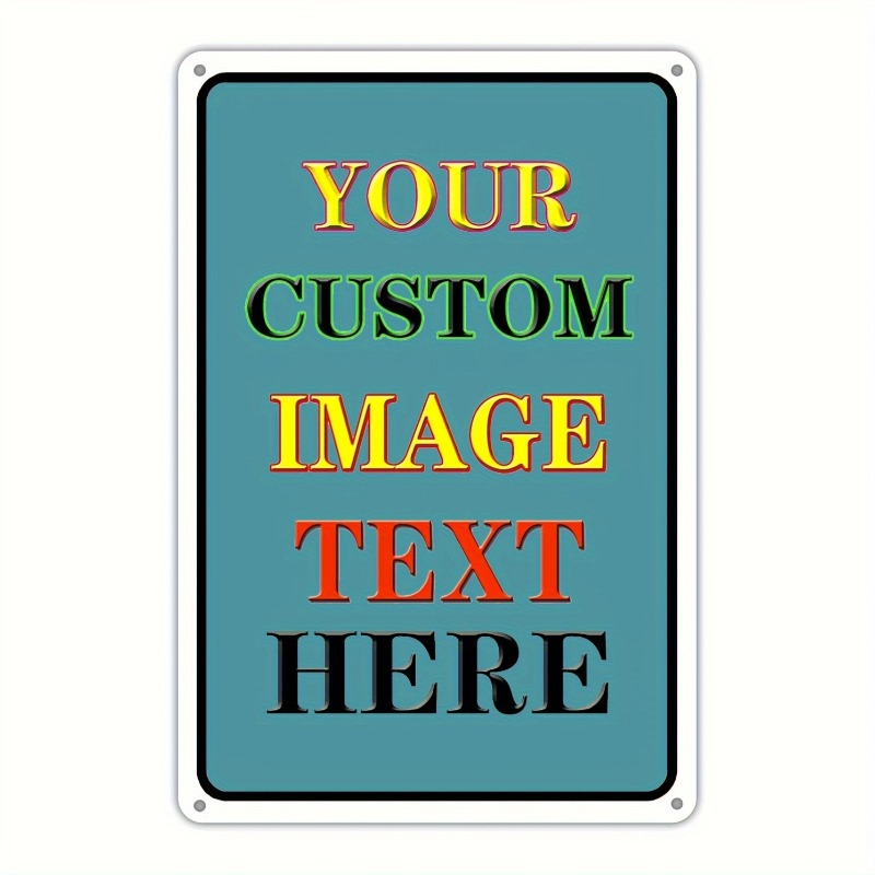 Vintage Collectible Signs - Aangepaste foto rechthoekige ijzeren plaat vintage