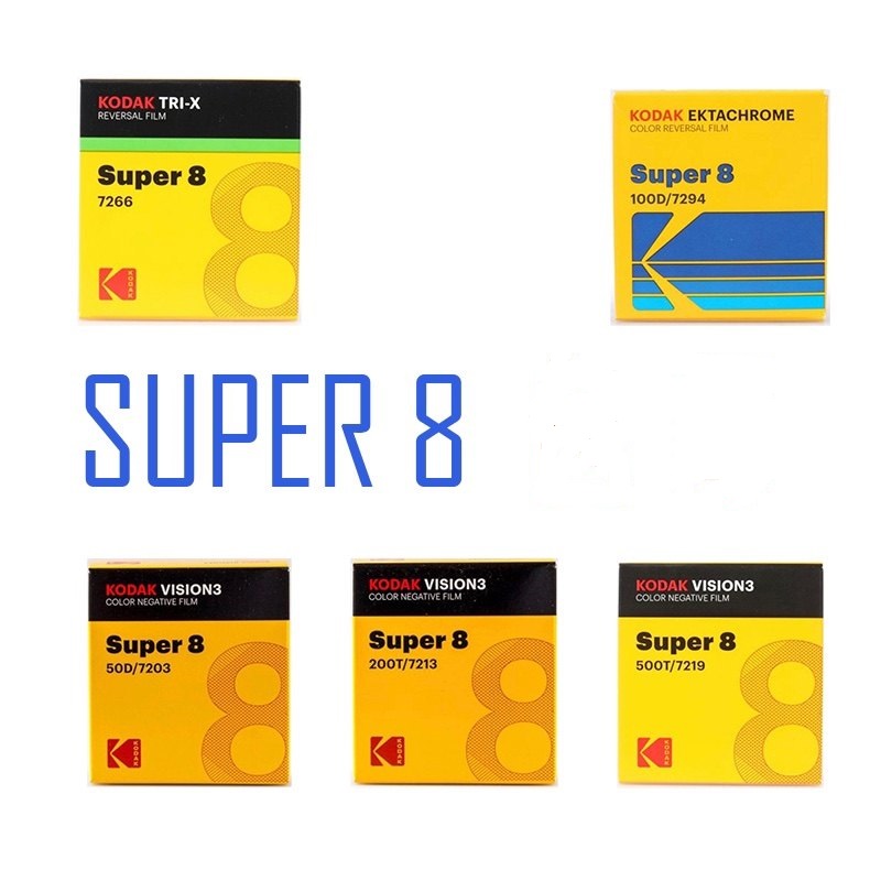 Instant Film Pack - 2026 Originele Kodak Super 8 Kleuren