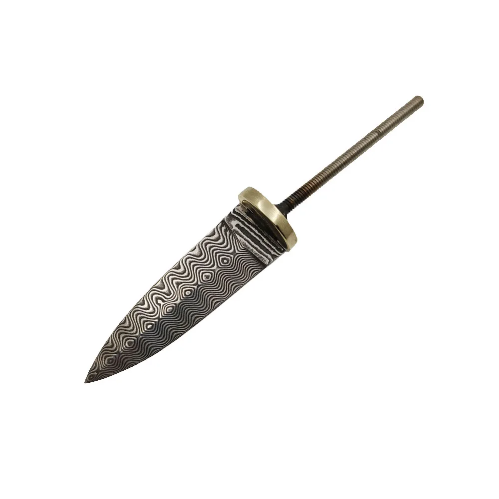 Vintage Collectible Knives - Vintage Damascus staal theemes blank, gesmeed