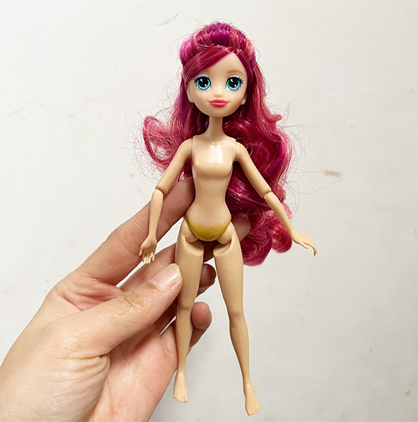 Vintage Collectible Baby Dolls - Zeldzame Vintage Rood Haar Meisje Pop