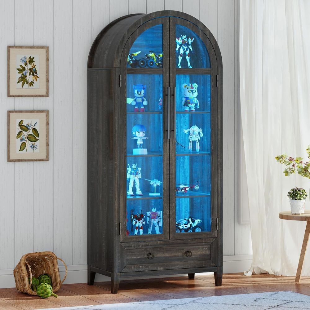 73 glazen vitrinekast met gebo - Collectible & Vintage Dolls For Halloween recensie en prijs