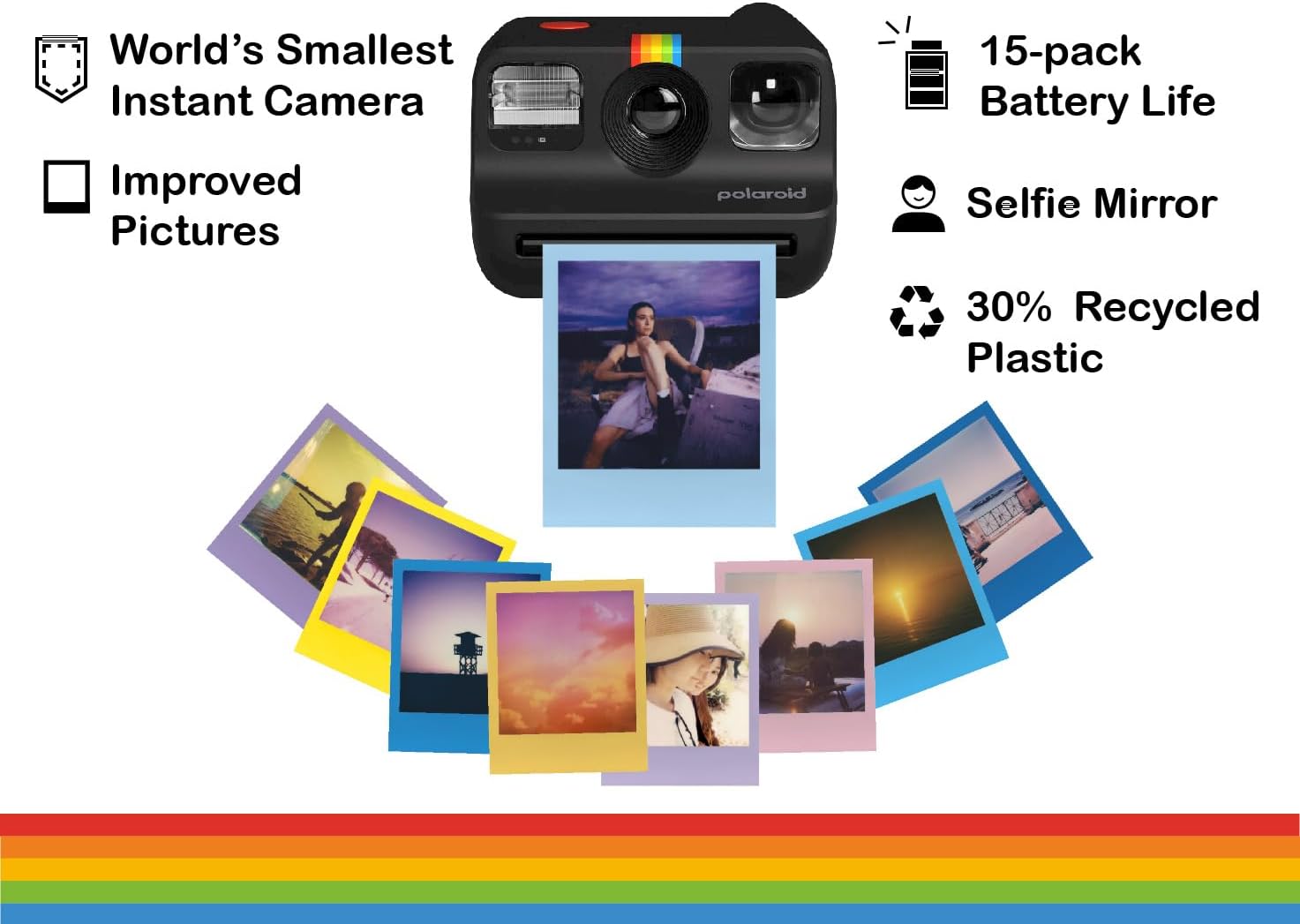 Instant film minicamera (zwart - Instant Film Pack recensie en prijs