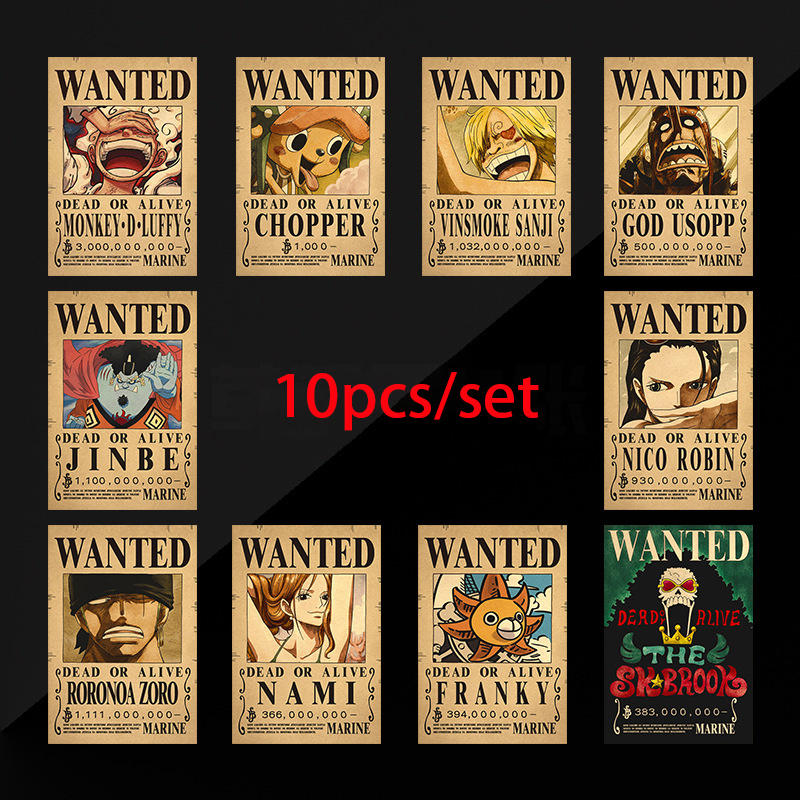 10 stuks Anime One Piece Luffy - Vintage Things Collection recensie en prijs