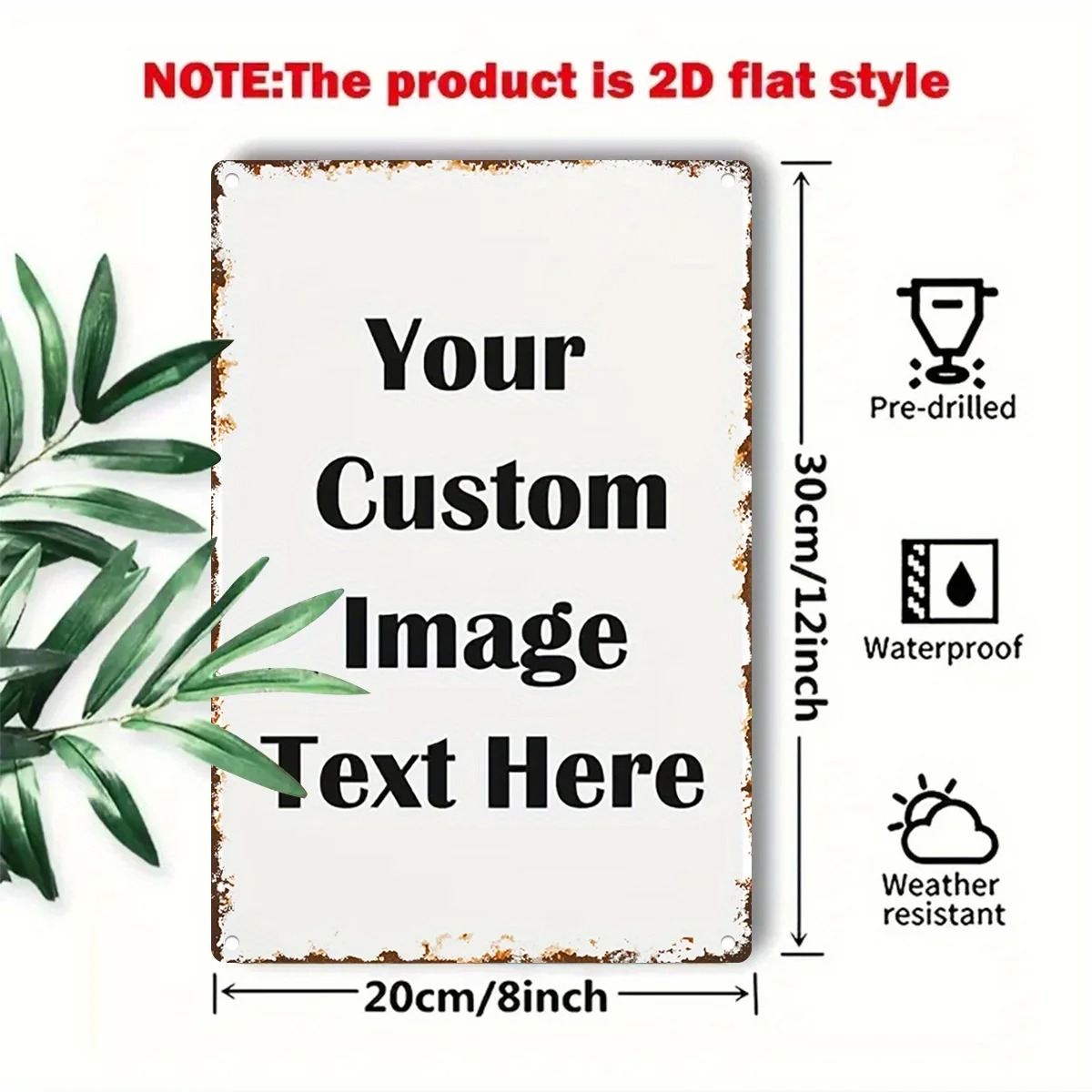 Op maat gemaakte foto & tekst  - Vintage Collectible Signs recensie en prijs