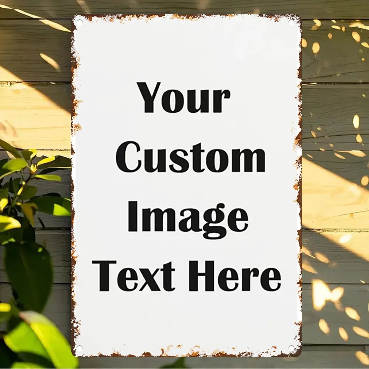 Op maat gemaakte foto & tekst  - Vintage Collectible Signs recensie en prijs