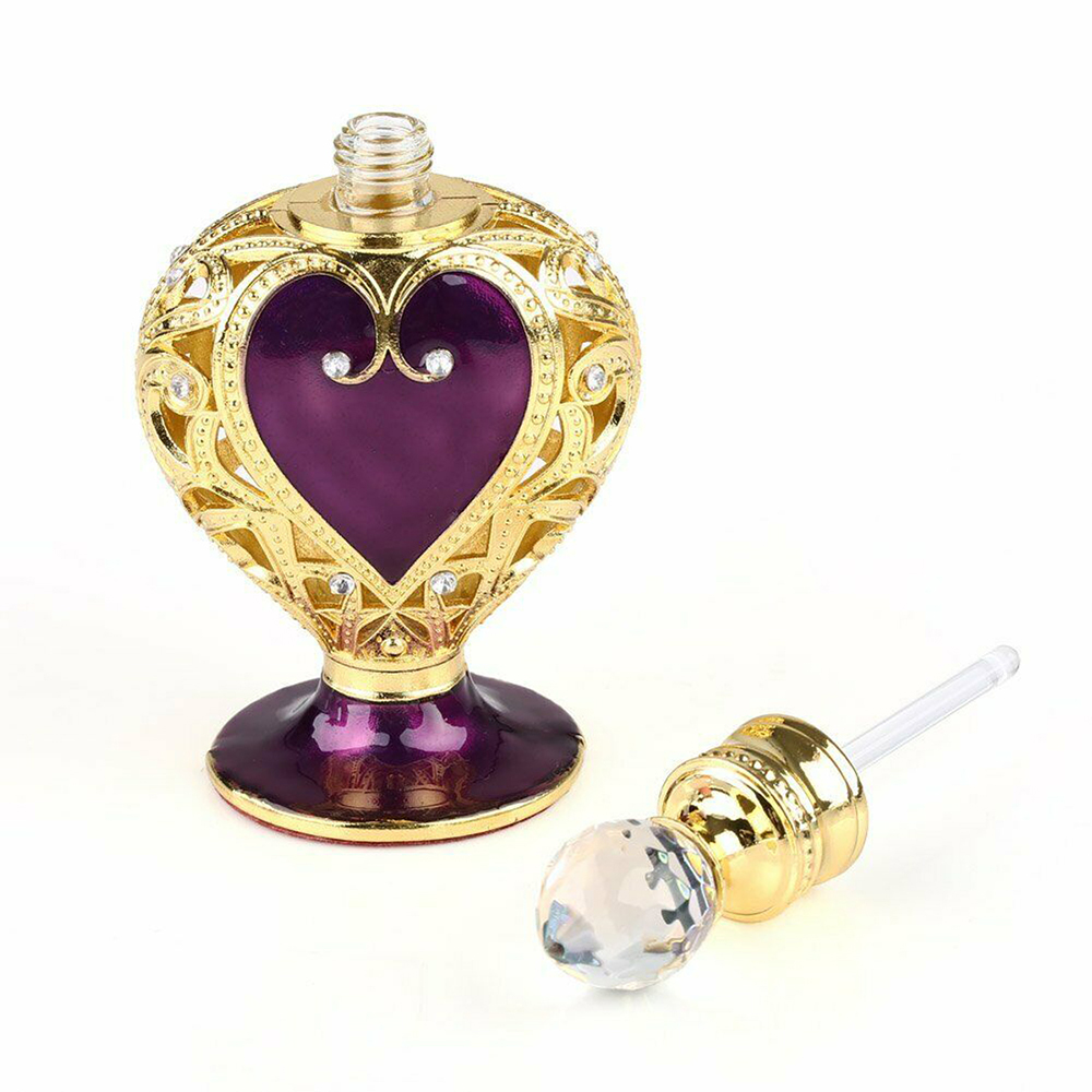Luxe parfumkristal fles paarse - Vintage Collectible Perfume Bottles recensie en prijs
