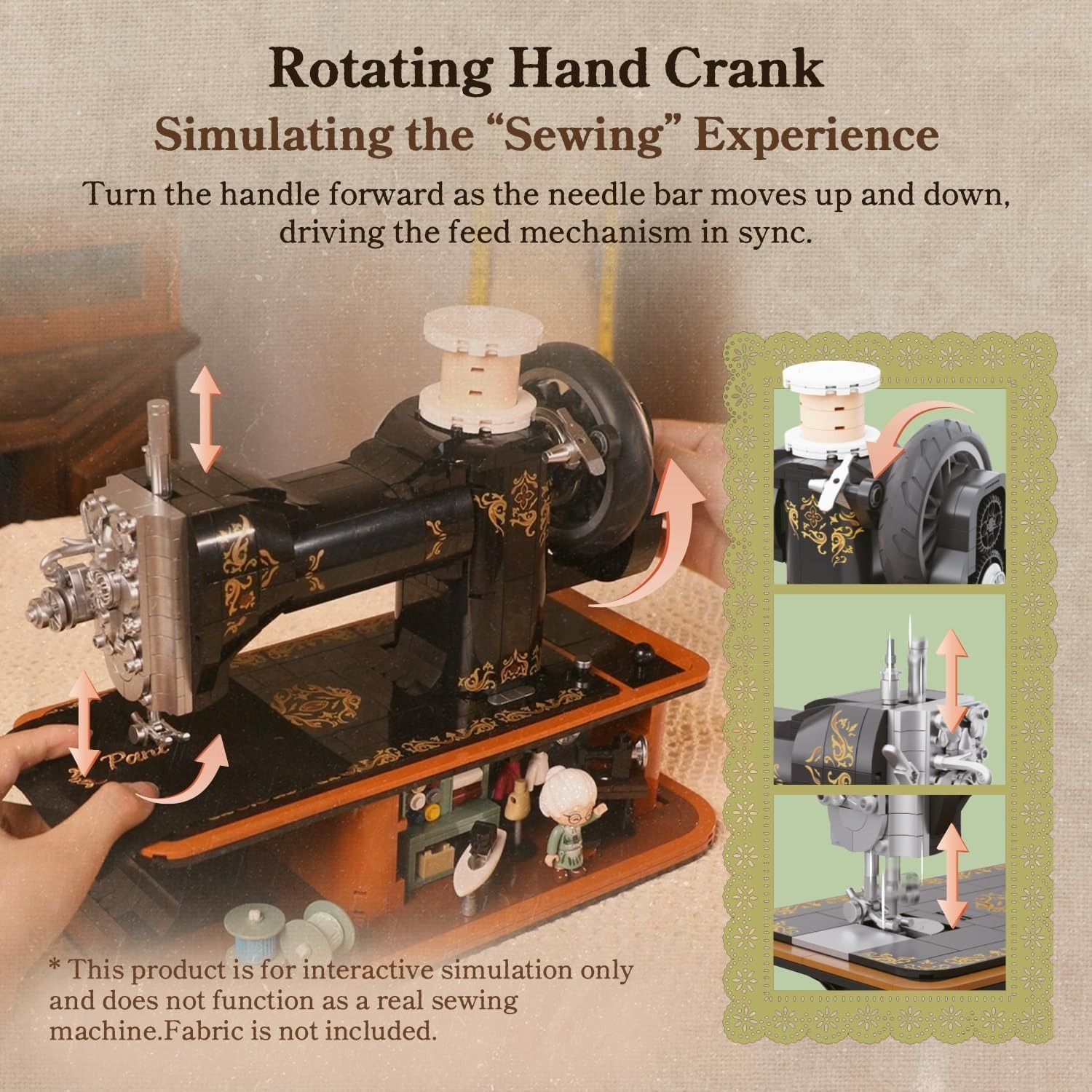 Vintage handaangedreven naaima - Vintage Collectible Shop recensie en prijs