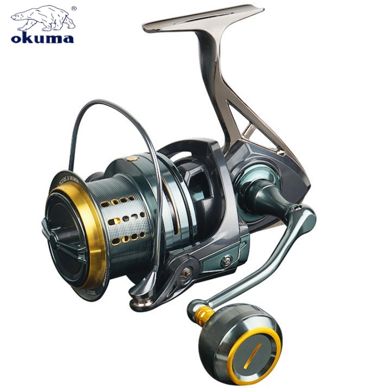 Okuma Premium groot spinhengel - Developing Tank Reel recensie en prijs