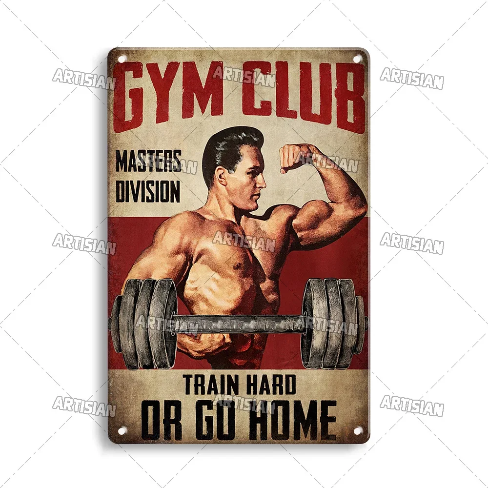 Oudere Mannen Gym Club Inspire - Vintage Collectible Signs recensie en prijs