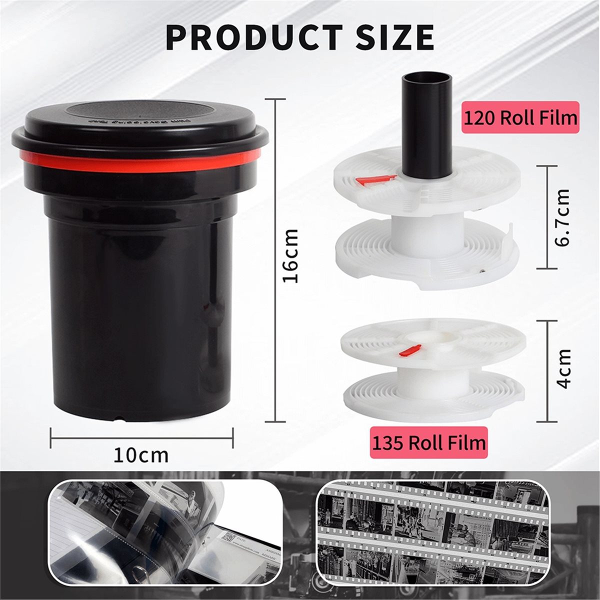 2026 Nieuwe 120/135/127mm Film - Developing Tank Reel recensie en prijs