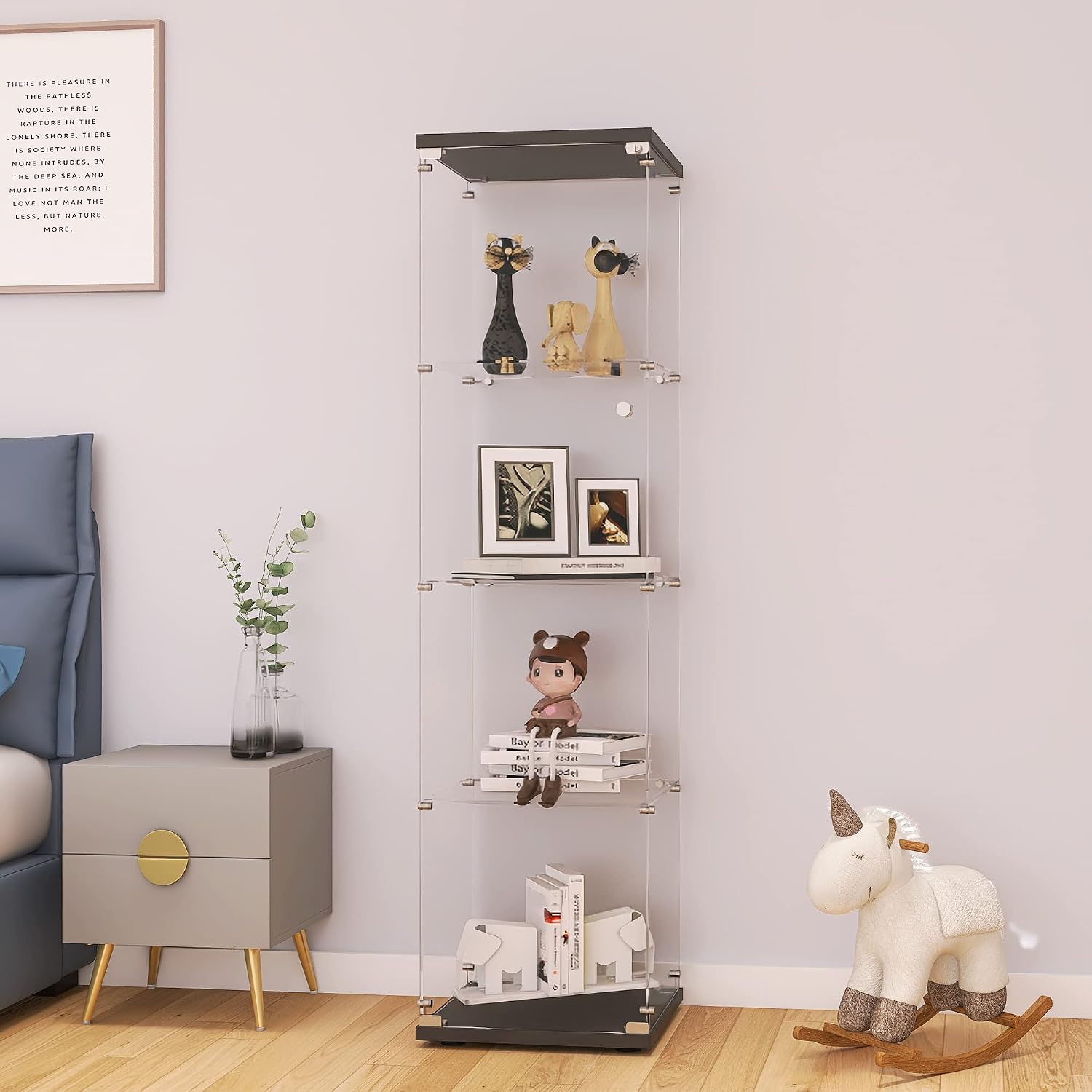 Glazen vitrinekast met slot, 4 - Collectible & Vintage Dolls For Halloween recensie en prijs