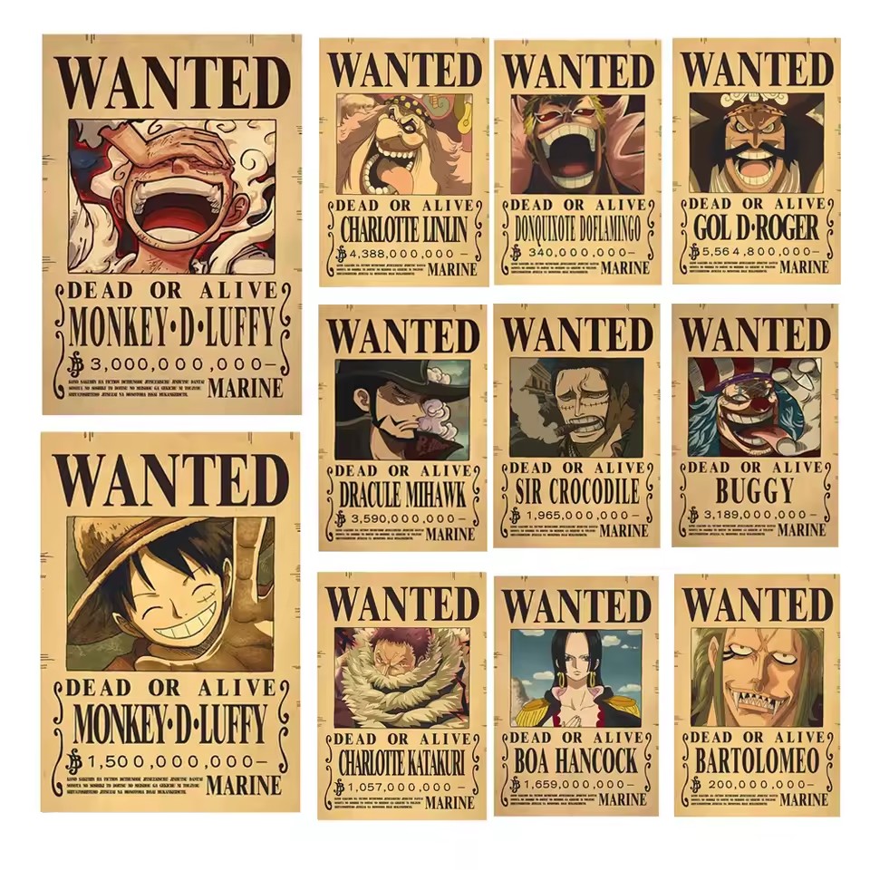 Anime One Piece Bounty Wanted  - Vintage Things Collection recensie en prijs
