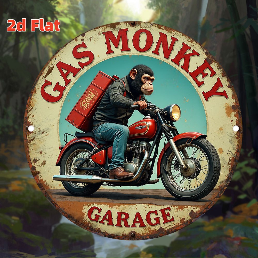 Vintage Gas Monkey Garage Wall - Vintage Collectible Signs recensie en prijs