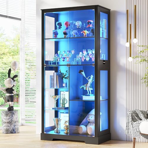 71” glazen vitrinekast met RGB - Collectible & Vintage Dolls For Halloween recensie en prijs