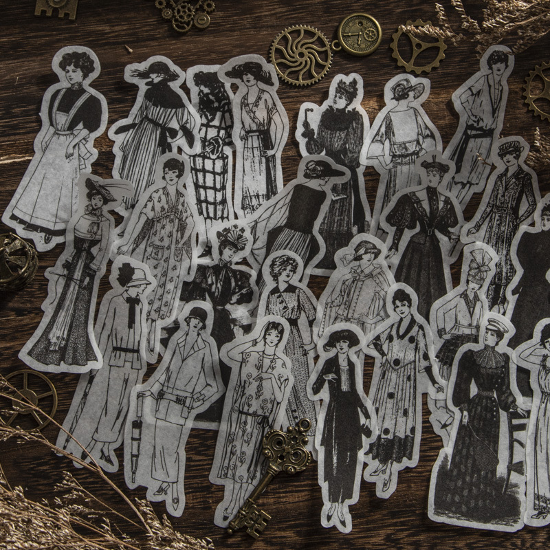 1 pak/100 stuks Vintage Zwart  - Vintage Things Collection recensie en prijs