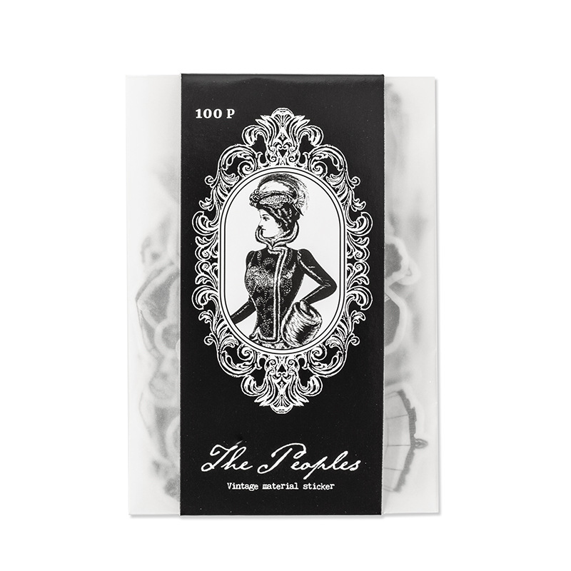 1 pak/100 stuks Vintage Zwart  - Vintage Things Collection recensie en prijs