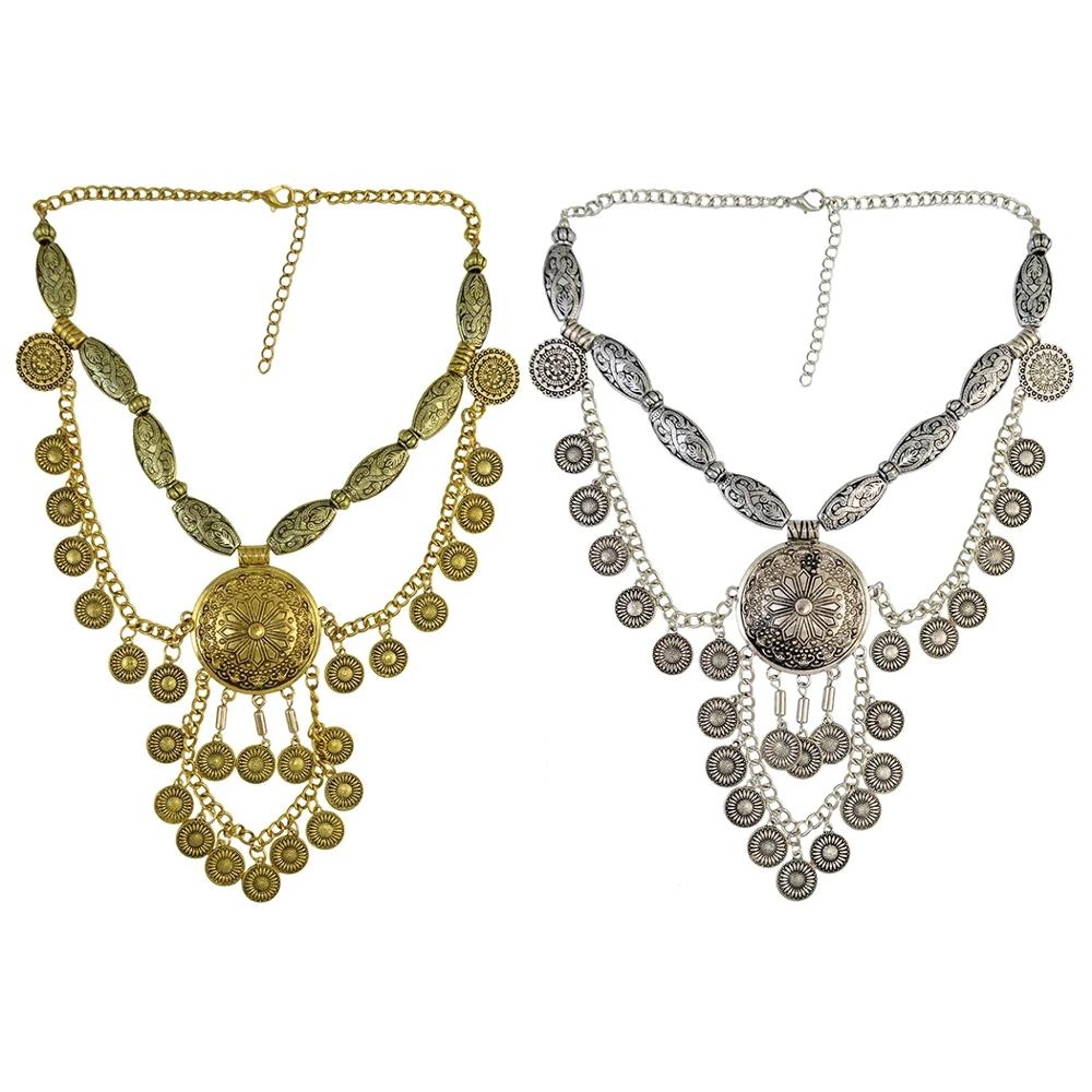 Boho Etnische Grote Choker Ket - Vintage Collectible Coins recensie en prijs